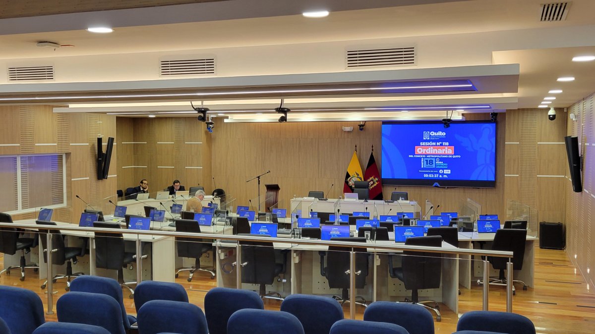 Cinco concejales asistieron a la sesión de este 18 de marzo de 2025.