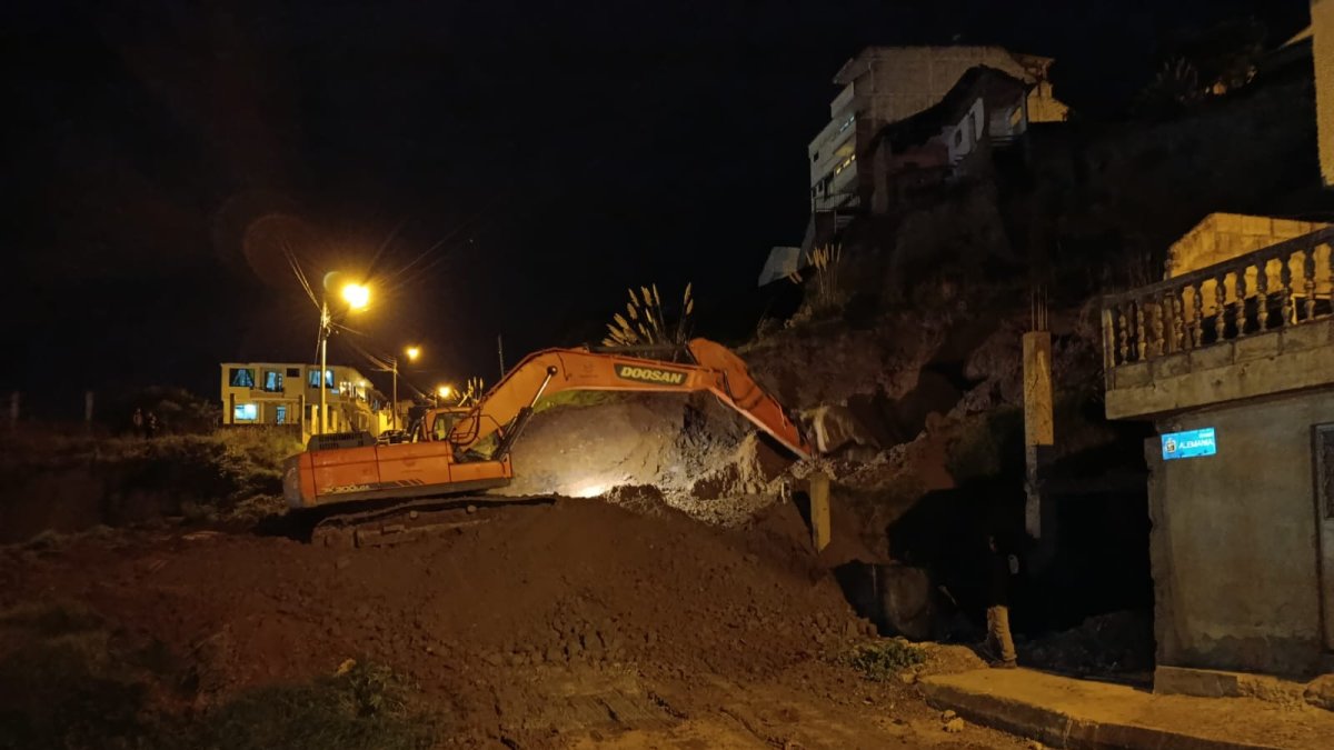 Las bases de las viviendas afectadas presentan inestabilidad.