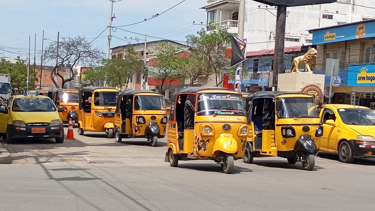 Las mototaxis son alternativas para movilización a cortas distancias.