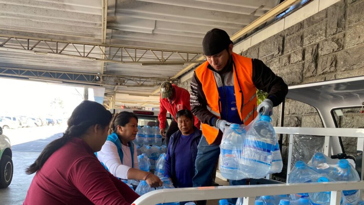 Se habilitaron seis puntos para recibir las donaciones en Quito.