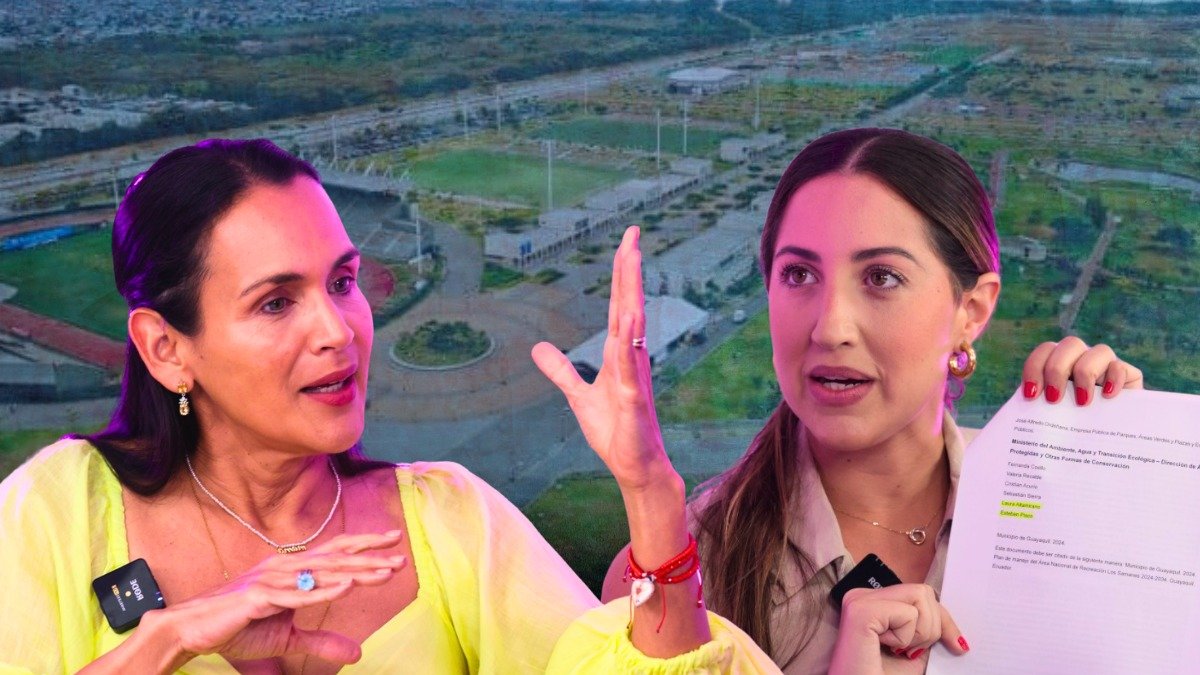 Posturas. Inés Manzano, ministra de Energía (izq) e Isabel Tamariz, directora de Ambiente.