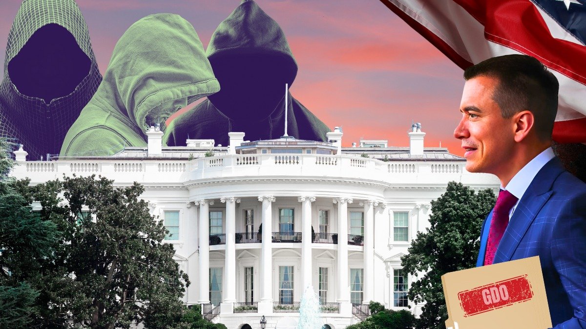 Fotomontaje sobre Daniel Noboa y grupos terroristas.