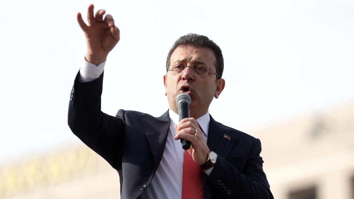 El alcalde de Estambul, Ekrem Imamoglu.