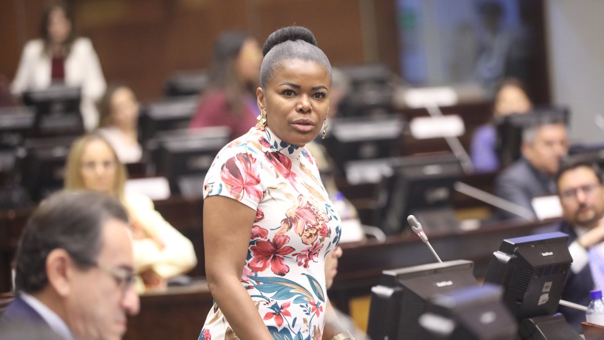 La asambleísta de la Revolución Ciudadana, Paola Cabezas.