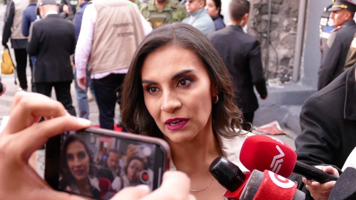 Verónica Abad anunció el lunes, en un video, que viajó a Turquía, como le designó Daniel Noboa.