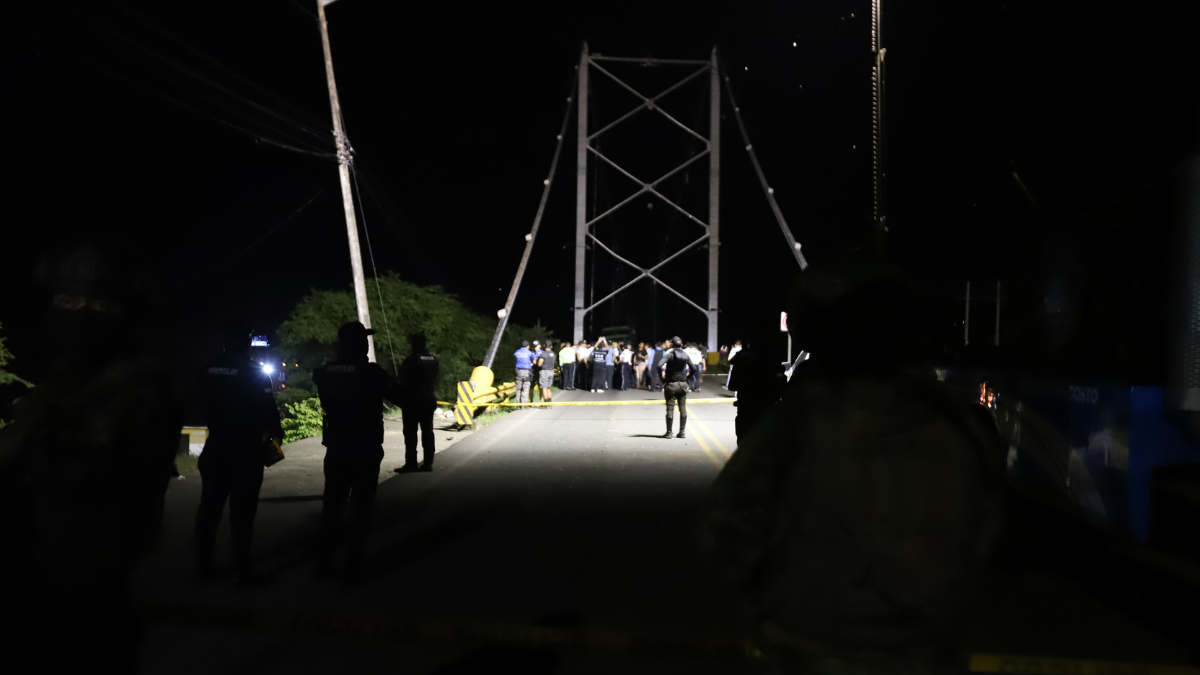 Colapso del puente Magro.