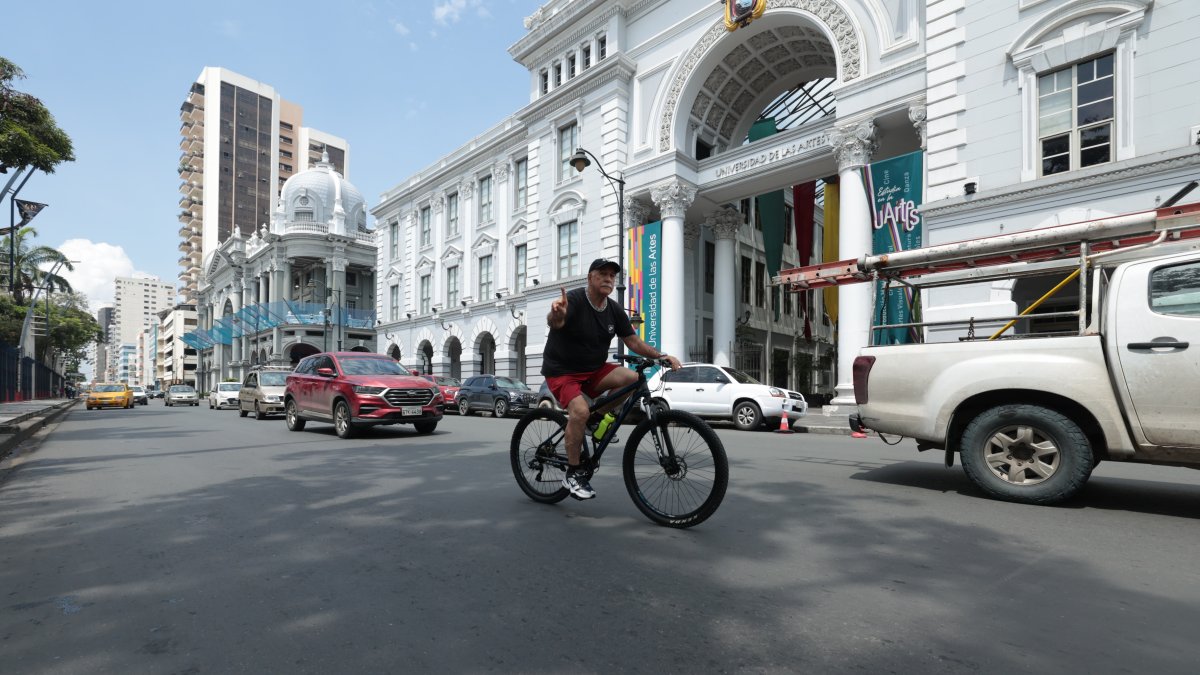 El 2 % de usuarios viales se moviliza en bicicleta, según Guayaquil Cómo Vamos.