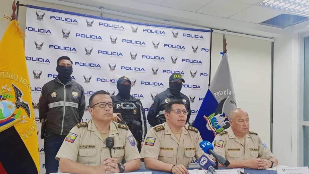 La Policía informó este 20 de marzo de 2025 sobre el operaativo en el sur de Quito.