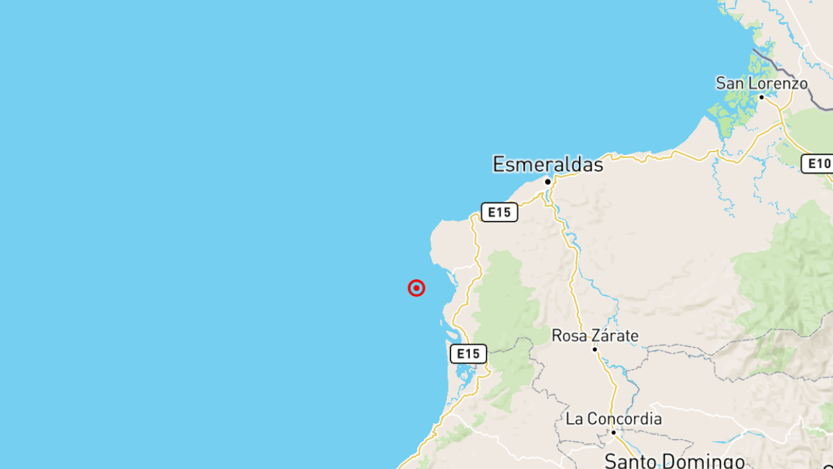 Temblor en Esmeraldas este 20 de marzo de 2025.