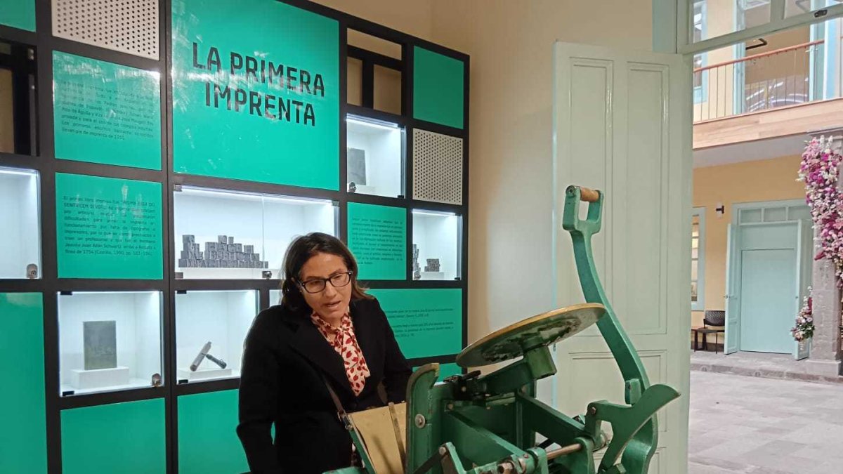 Un museo en una casa patrimonial de Ambato resguarda la historia de la primera imprenta que llegó al país.