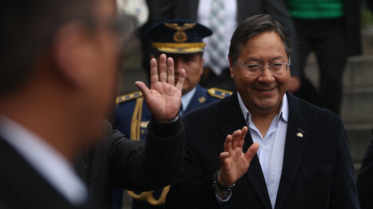El presidente de Bolivia, Luis Arce, en una foto de archivo.
