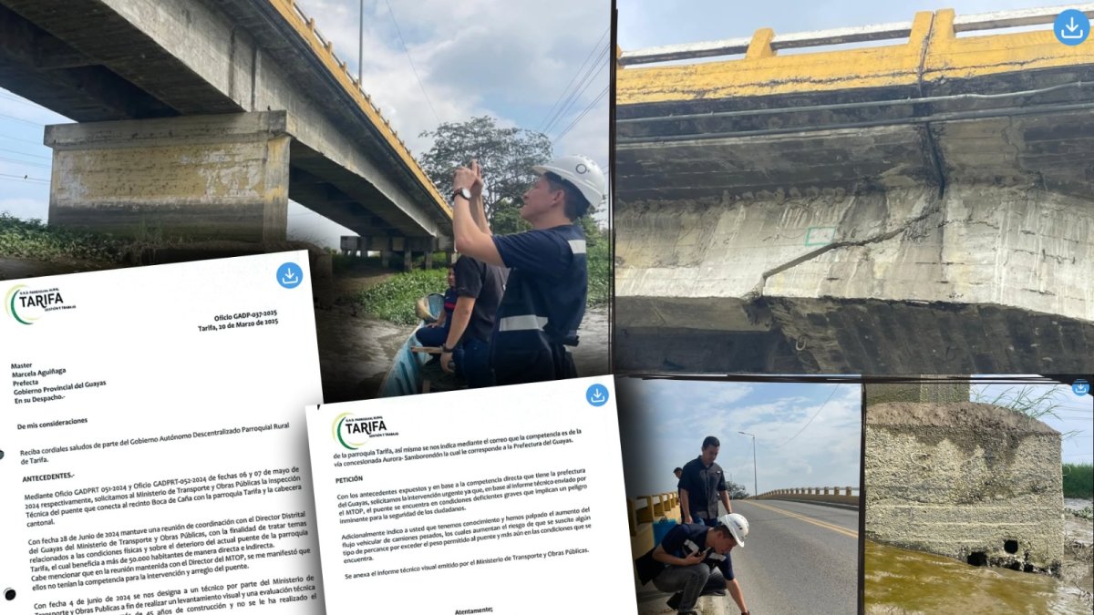 El GAD de Tarifa emitió un comunicado en sus redes sociales.