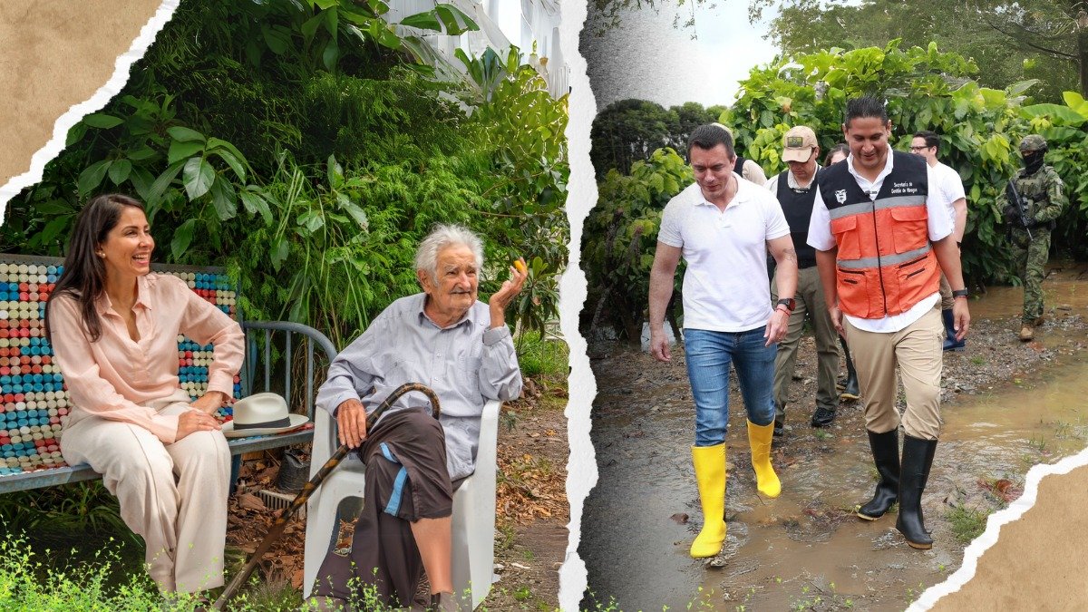 González ha hecho gira internacional y Noboa atiende las crisis ambientales en el país.