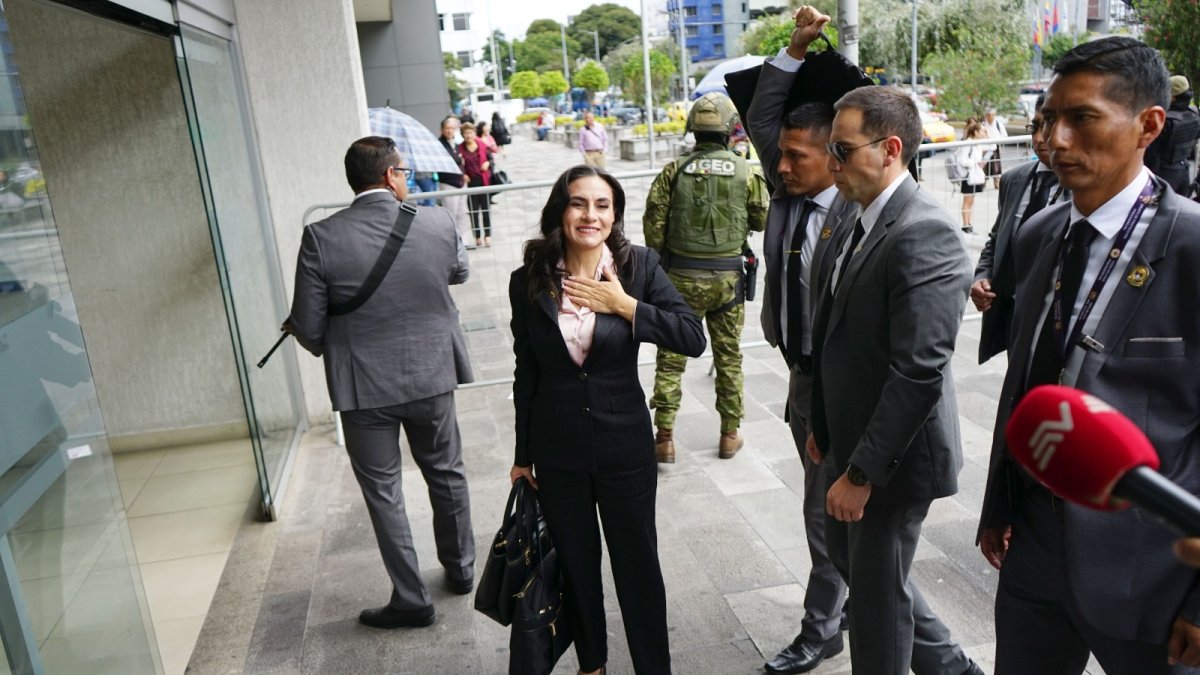 La vicepresidenta Verónica Abad fue denunciada por violencia política de género.