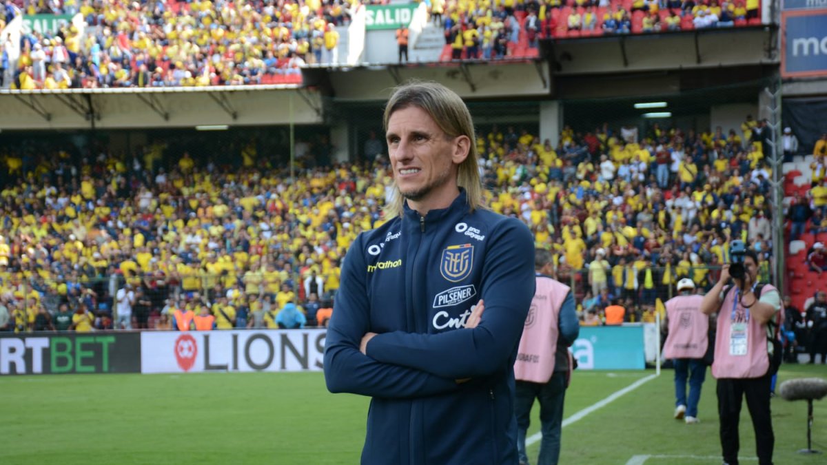 Sebastián Beccacece, entrenador de la Tricolor.