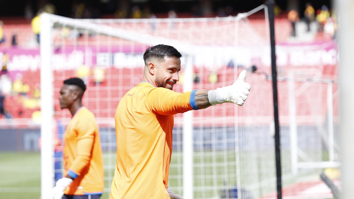 Hernán Galindez es el arquero titular de Ecuador.