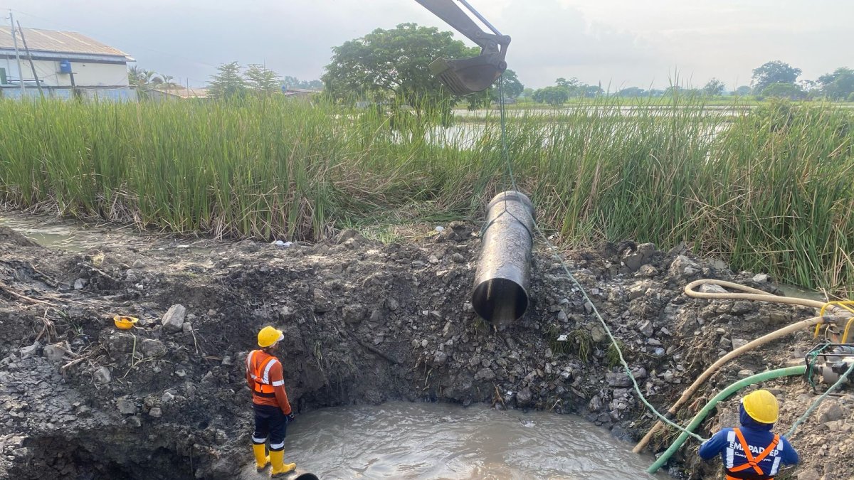 Desde el pasado 20 de marzo, Durán el agua no se distribuye a los hogares del cantón por daños en el acueducto.