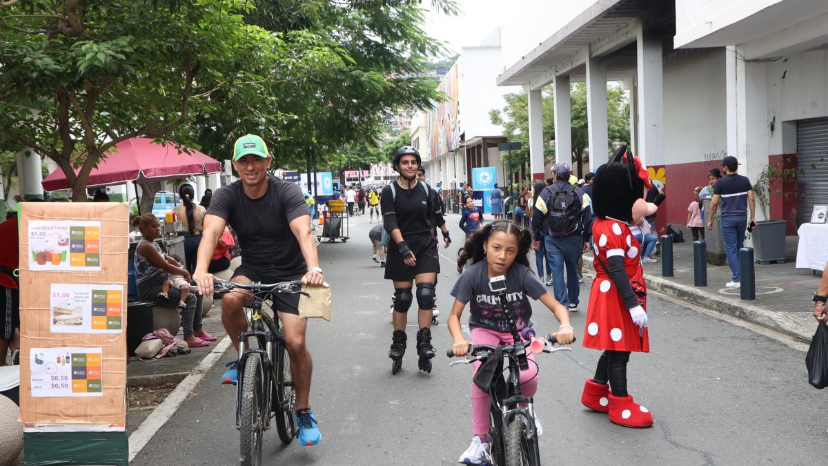 La calle Panamá fue el espacio más concurrido en la Ruta Centro. Ahí hubo oferta gastronómica y cultural.