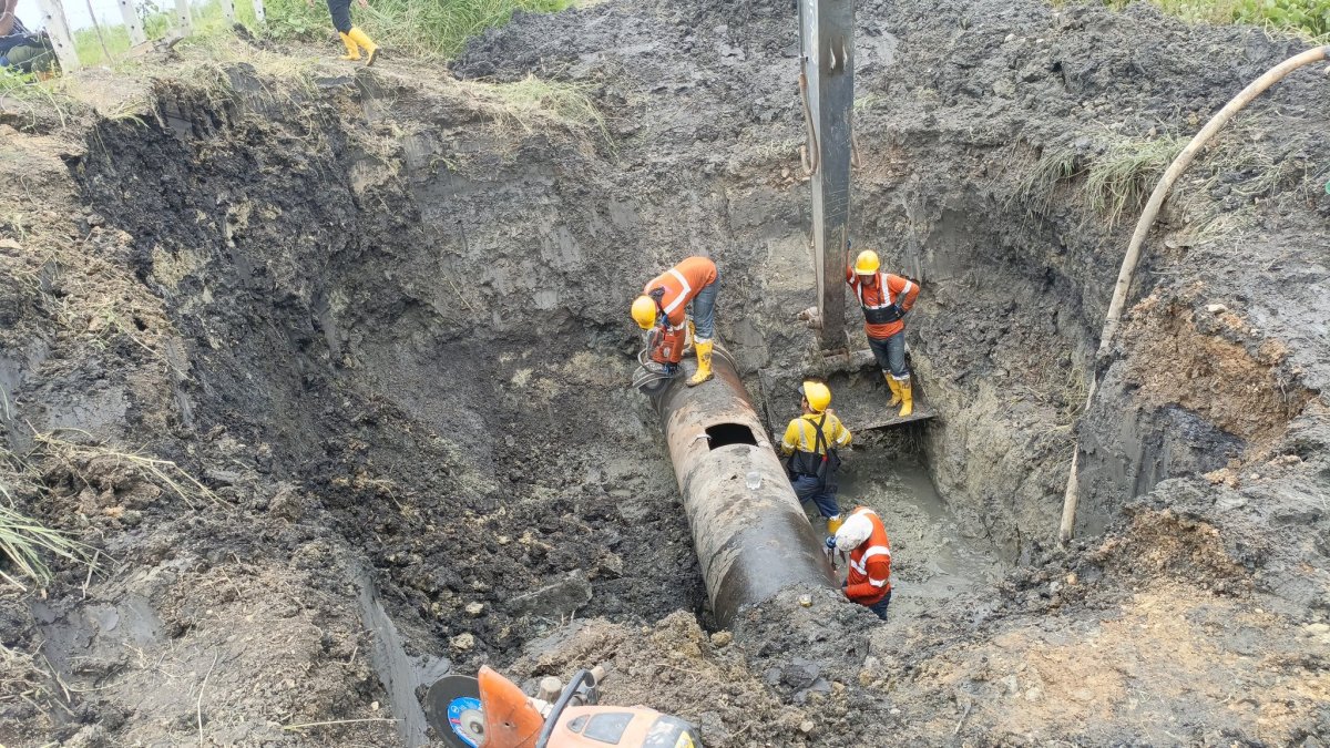 Este 23 de marzo, Emapad informó en un comunicado que este domingo 23 de marzo tampoco iba a ser posible distribuir agua en el cantón.