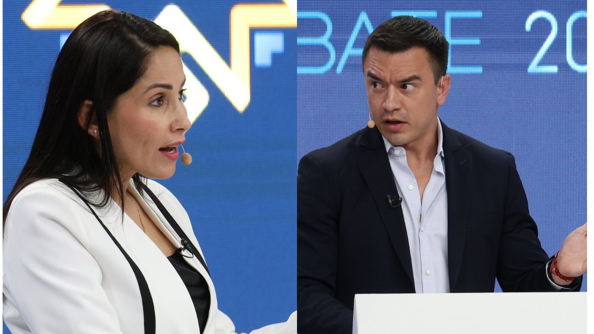 Luisa González respondió a Daniel Noboa sobre narcotráfico.