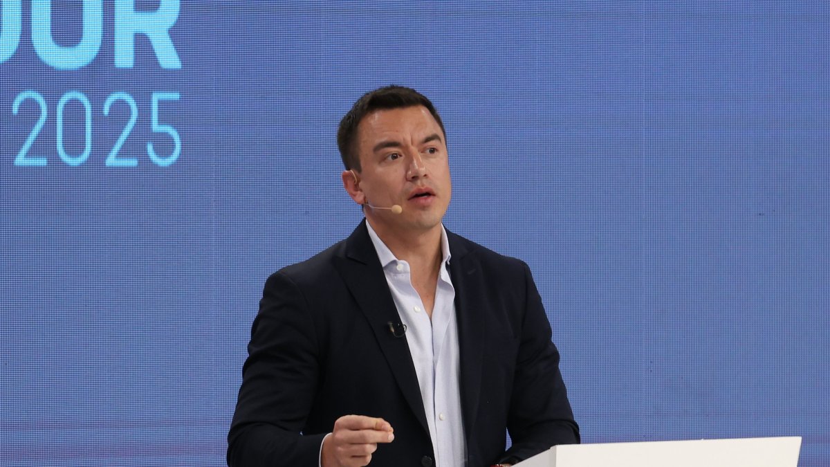 Noboa señaló que la cooperación internacional no es mancillar a la fuerza pública.