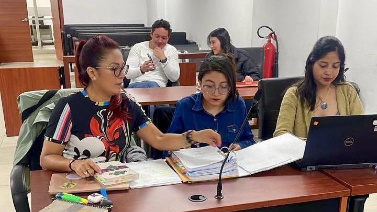 La audiencia del caso Eclipse se desarrolló el domingo en el Complejo Judicial Norte de Quito.