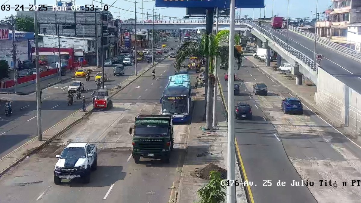 Hay tramos que se interrumpen en la av. 25 de Julio.
