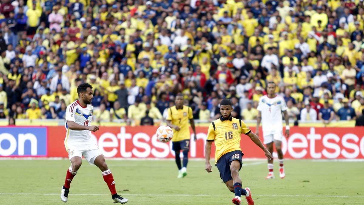 Pedro Vite fue una de las figuras de Ecuador en la victoria sobre Venezuela.