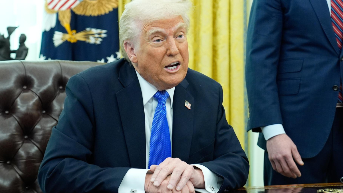 Fotografía de archivo en donde se ve al presidente de Estados Unidos, Donald Trump.