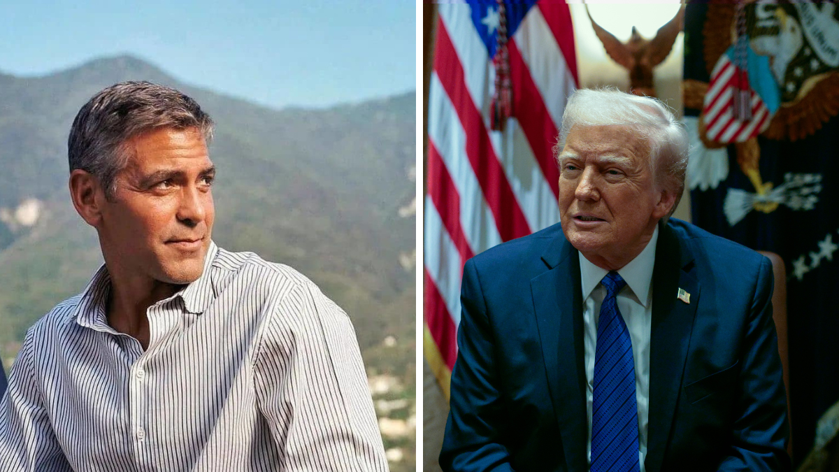 Este no es el primer enfrentamiento entre George Clooney y Donald Trump.