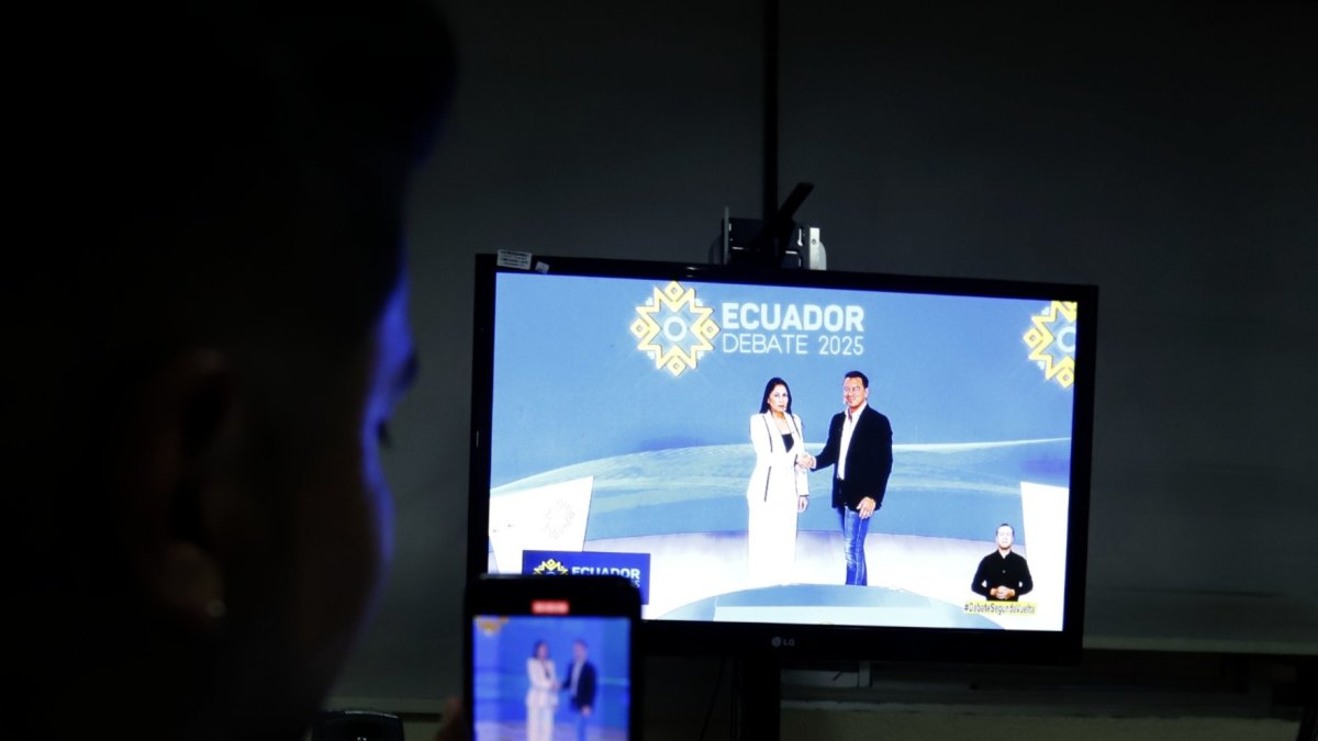 El Debate Presidencial 2025 fue un espacio de confrontación entre Noboa y González.