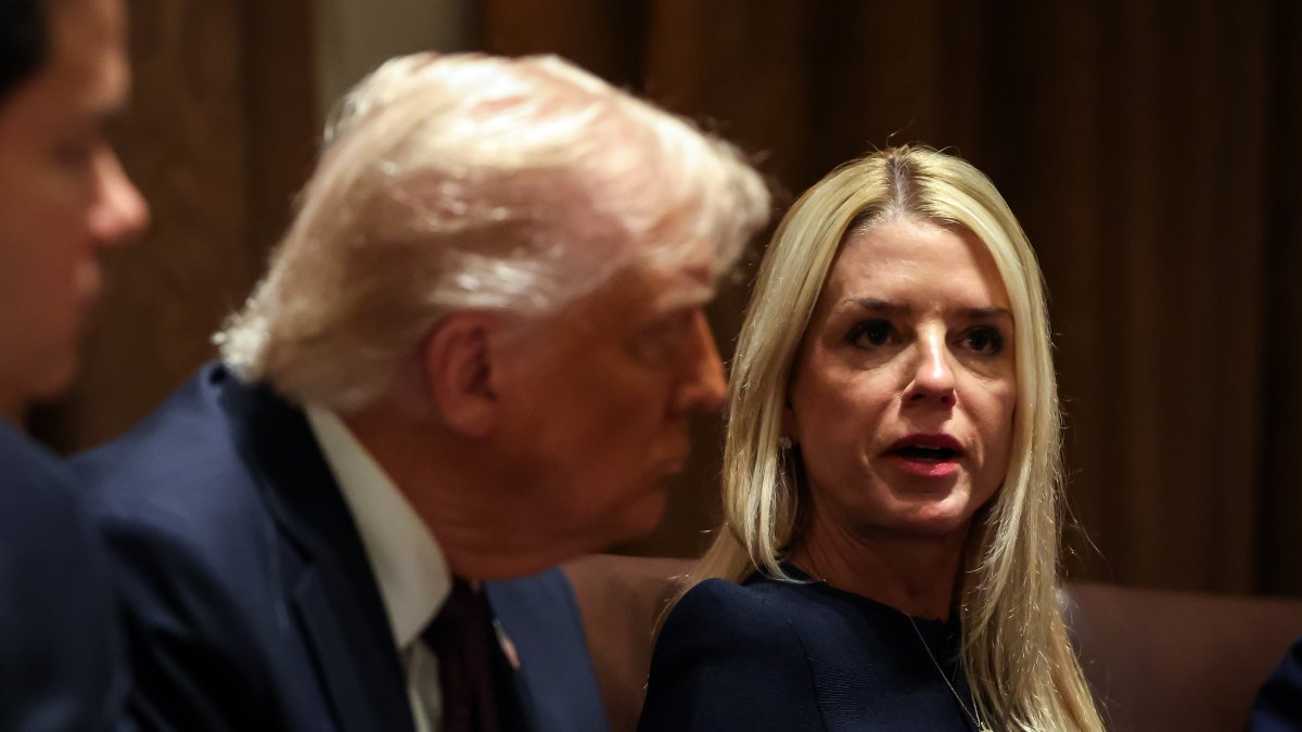 El presidente de Estados Unidos, Donald Trump, en una reunión con su gabinete.