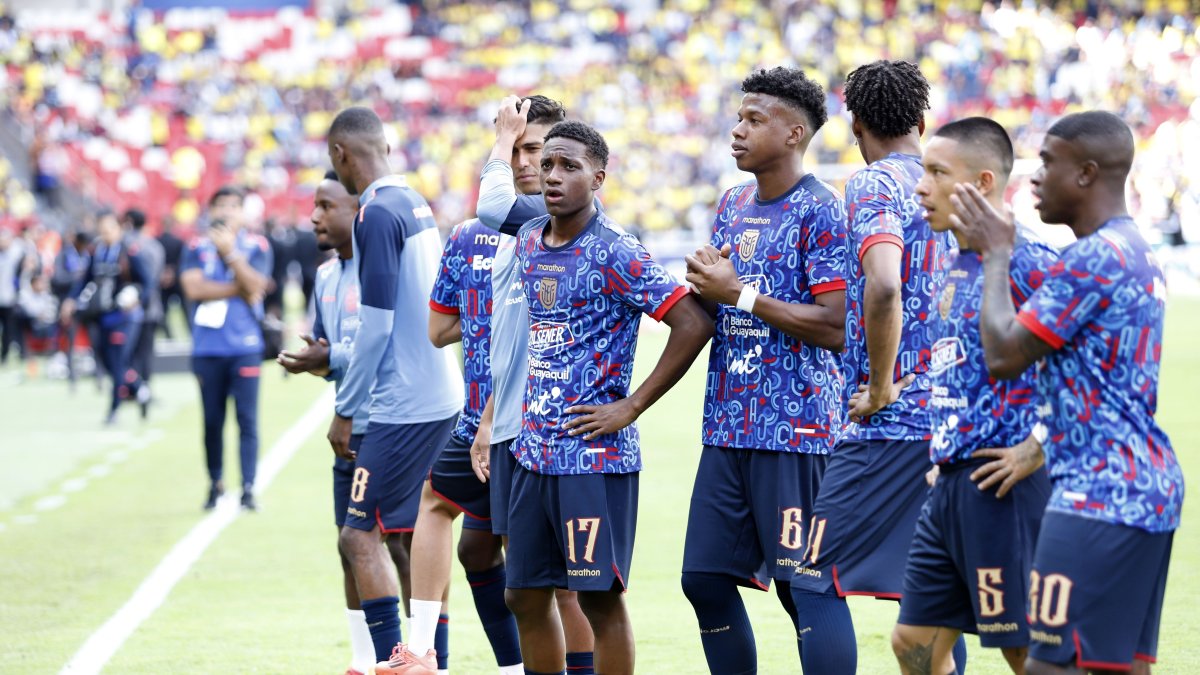 El juvenil Darwin Guagua (17) debutó en la selección de Ecuador.