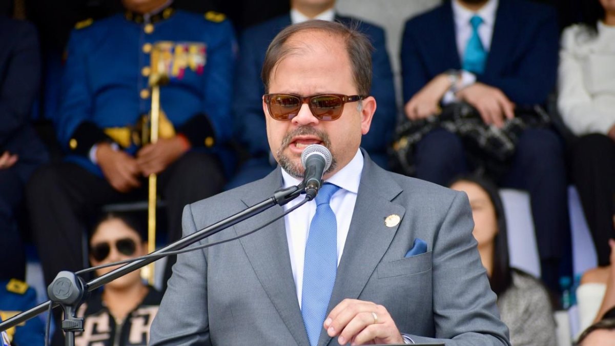 John Reimberg, ministro del Interior.