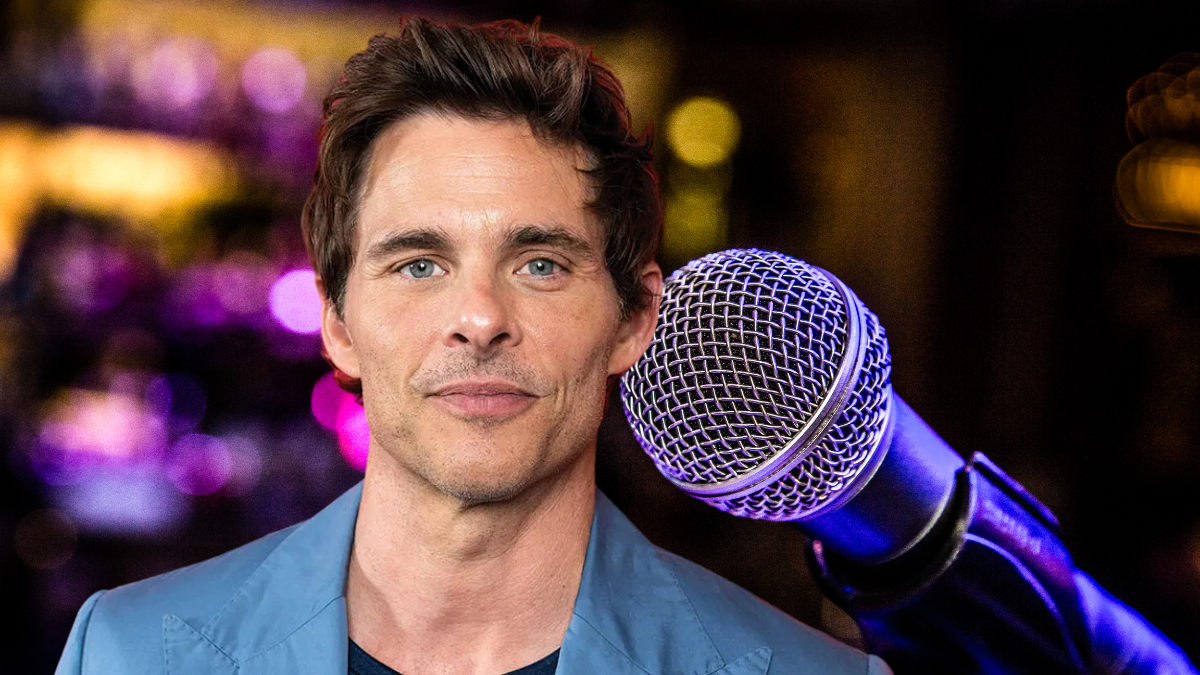 James Marsden sorprende cantando en un karaoke de Texas.