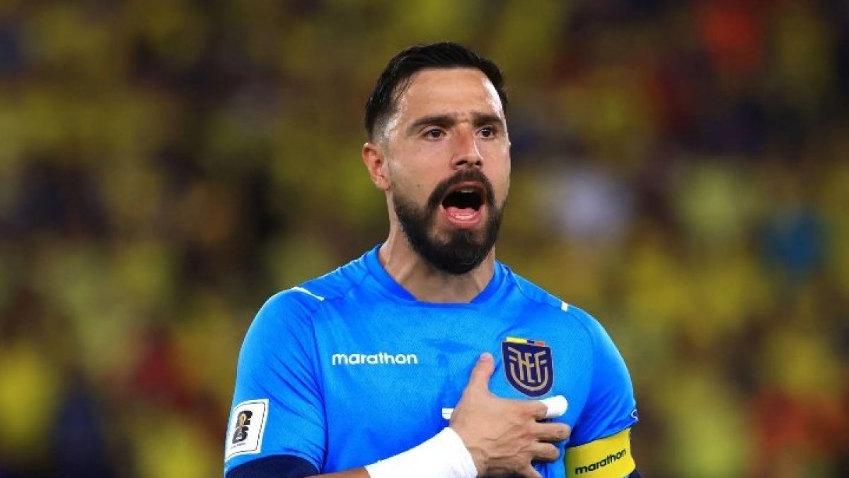 Hernán Galíndez, arquero de la selección de Ecuador.