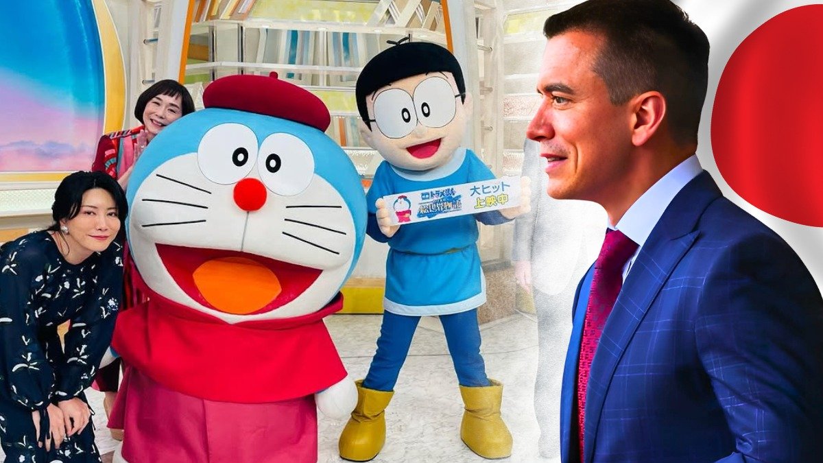 Noboa fue comparado con Nobita en televisión japonesa.