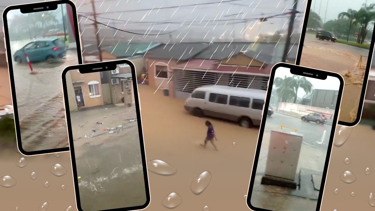 Varios videos se han difundido sobre la situación de La Aurora.