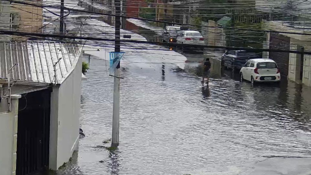 Varias zonas de la ciudad se han visto afectadas por las lluvias