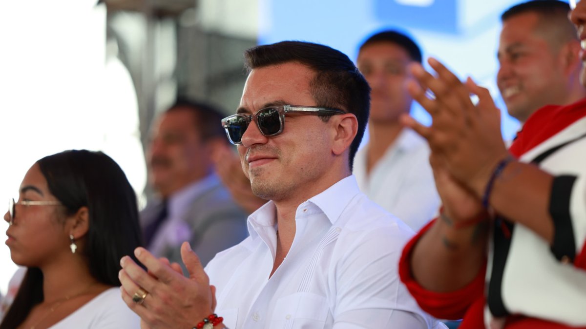 El presidente de la República, Daniel Noboa.