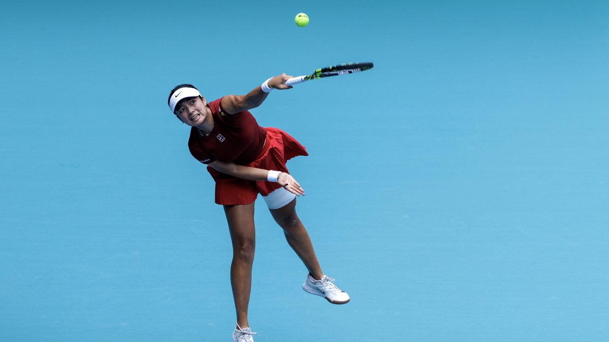 Alexandra Eala de Philippines fue la sensación del Abierto de Miami.