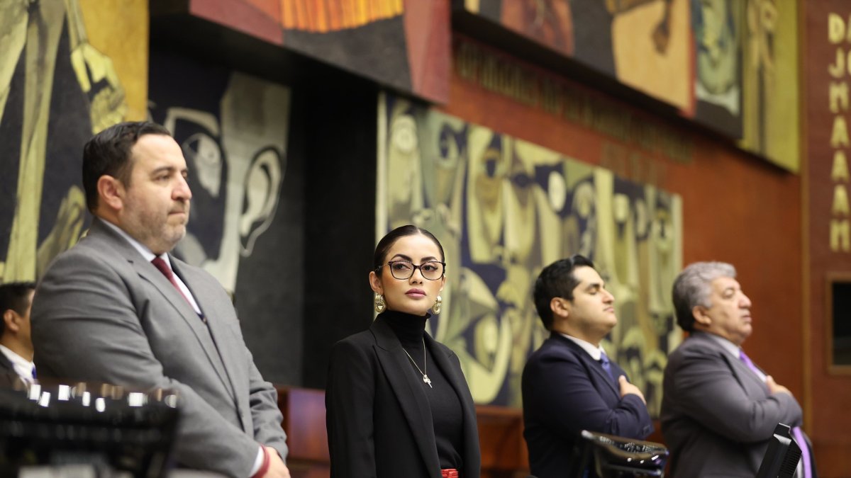 La Asamblea Nacional es presidida por la correísta Viviana Veloz.