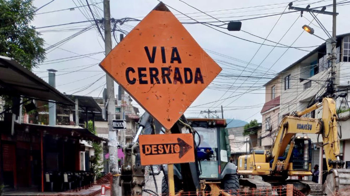 En la ciudad hay varias calles que se encuentran cerradas por trabajos de mantenimiento