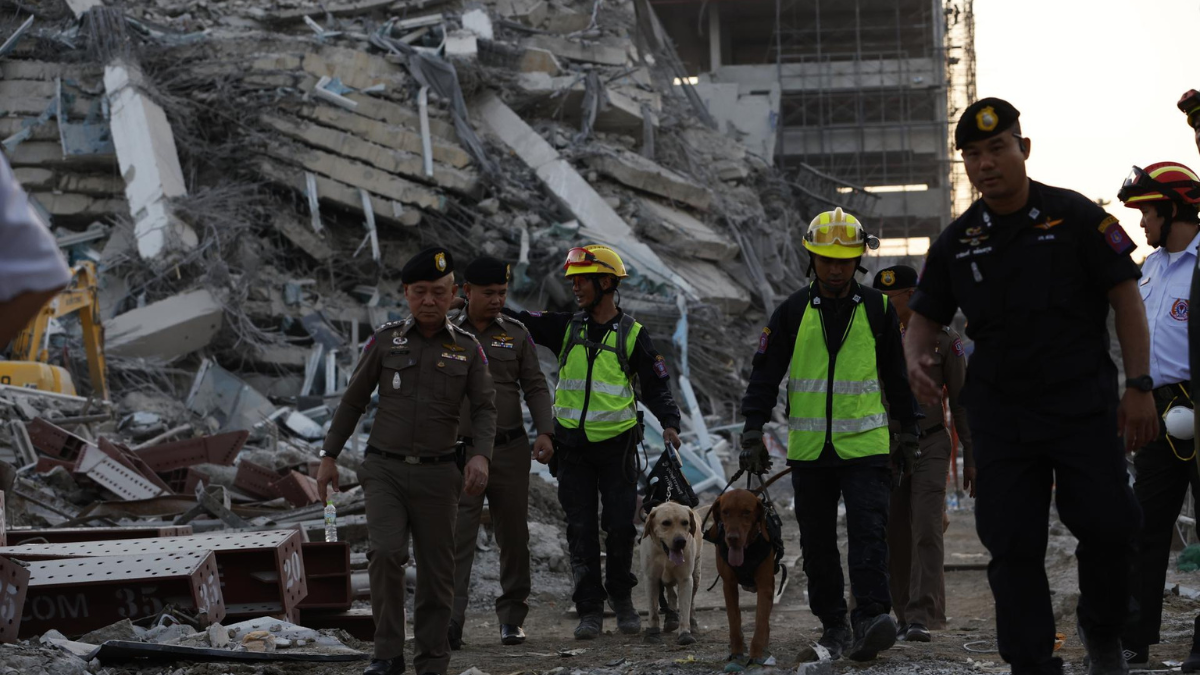 Imágenes que deja el terremoto en Myanmar.