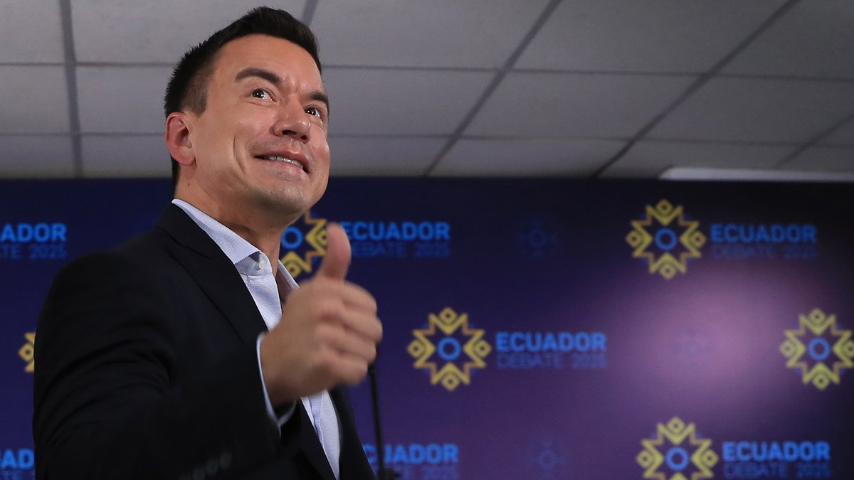Fotografía del presidente de Ecuador, Daniel Noboa.