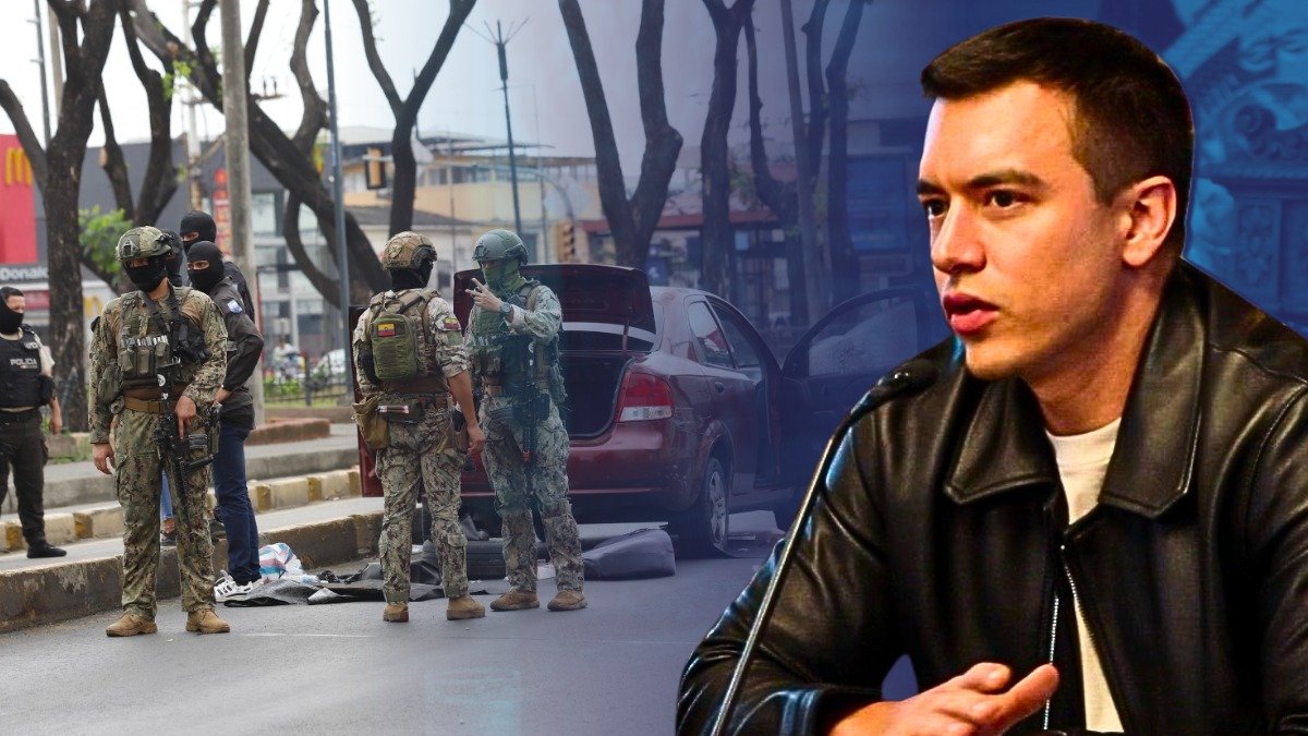 El presidente de Ecuador, Daniel Noboa, se refirió a la empresa Blackwater y su apoyo a las Fuerzas Armadas locales.