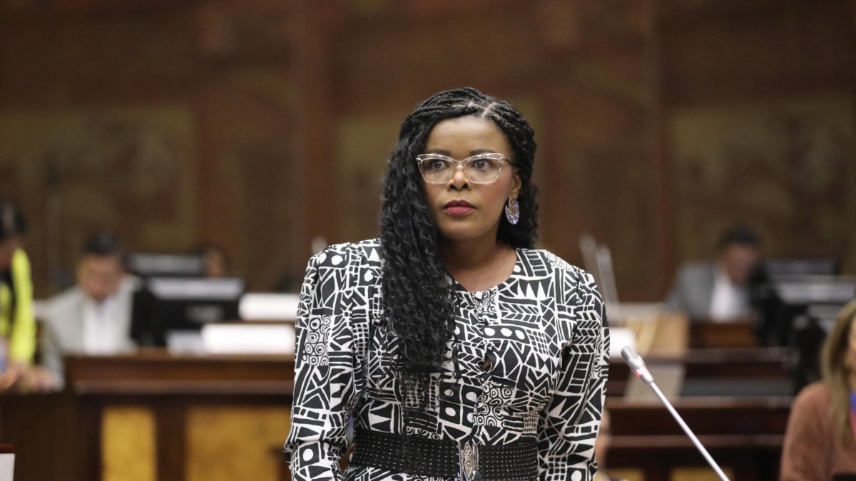 Legislativo. La asambleísta del movimiento Revolución Ciudadana Paola Cabezas prefiere no volver a referirse sobre la dolarización a la ecuatoriana.