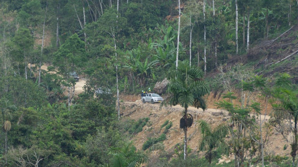 Imagen referencial de una carretera de Zamora Chinchipe.