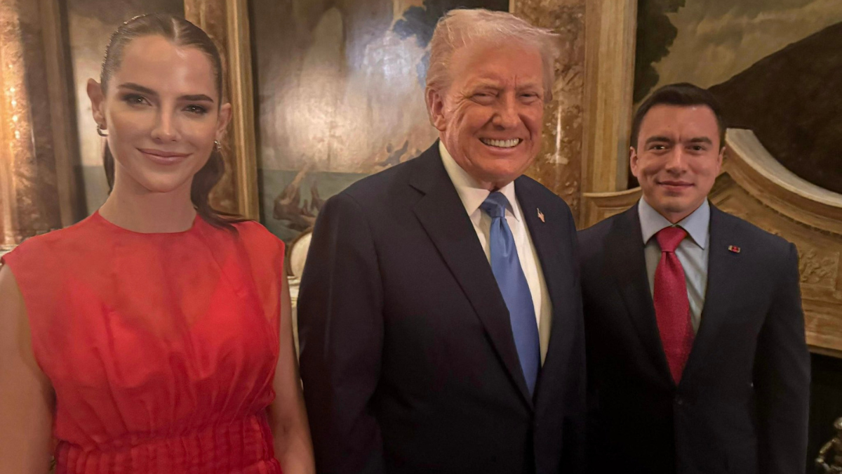 Foto compartida por el presidente Daniel Noboa.