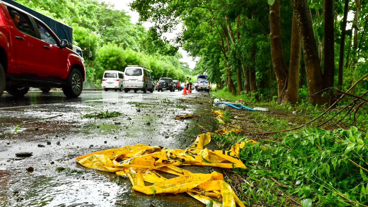 El accidente dejó varias víctimas en plena vía a la costa